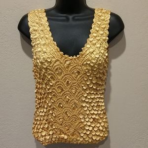 Coin Design Expandable Tank Top